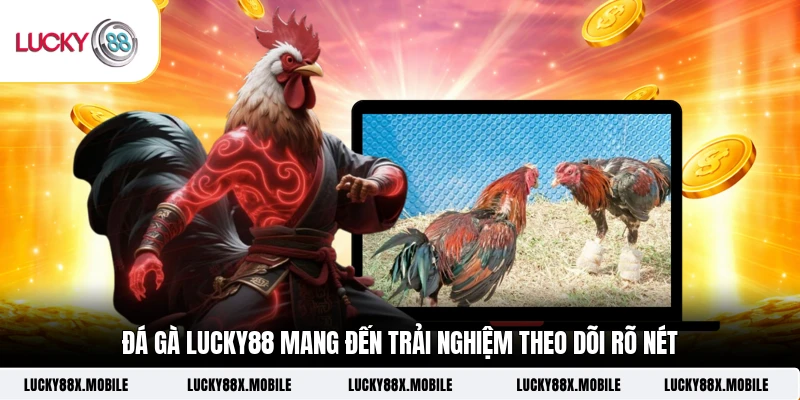 Đá gà LUCKY88 mang đến trải nghiệm theo dõi rõ nét